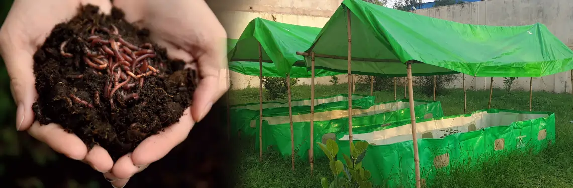 HDPE VK Vermi Compost Bed for agriculture
